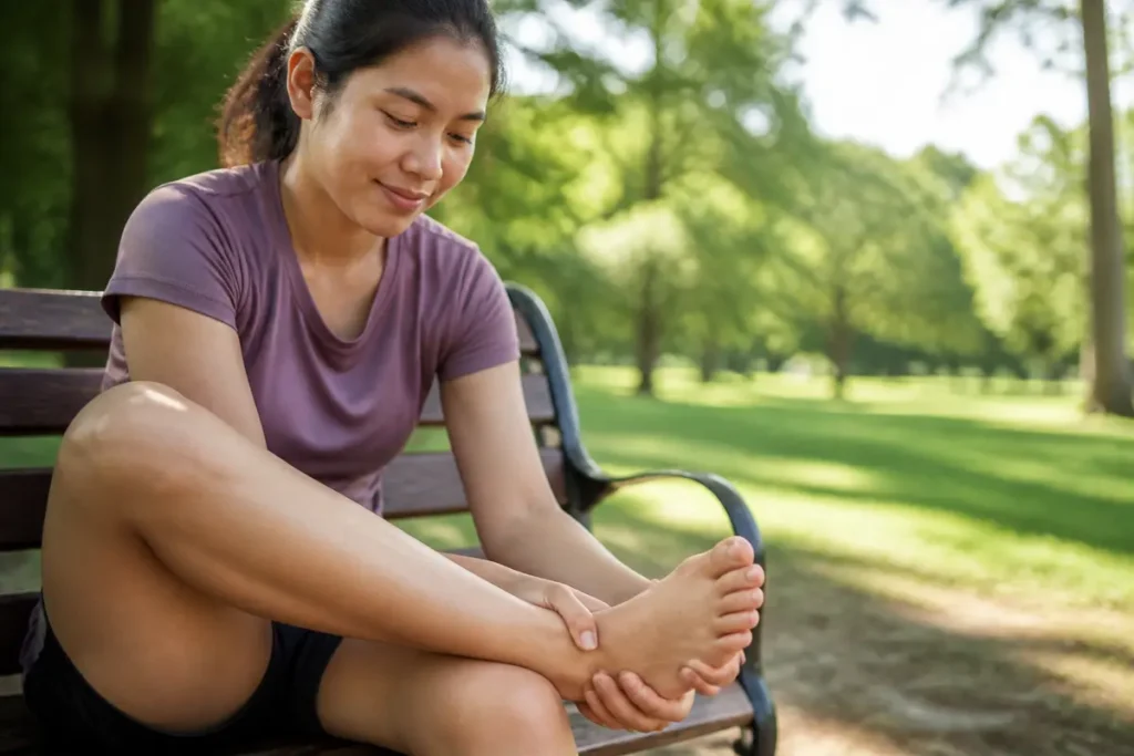 Inflammation douleur sur le côté extérieur du pied : solutions efficaces